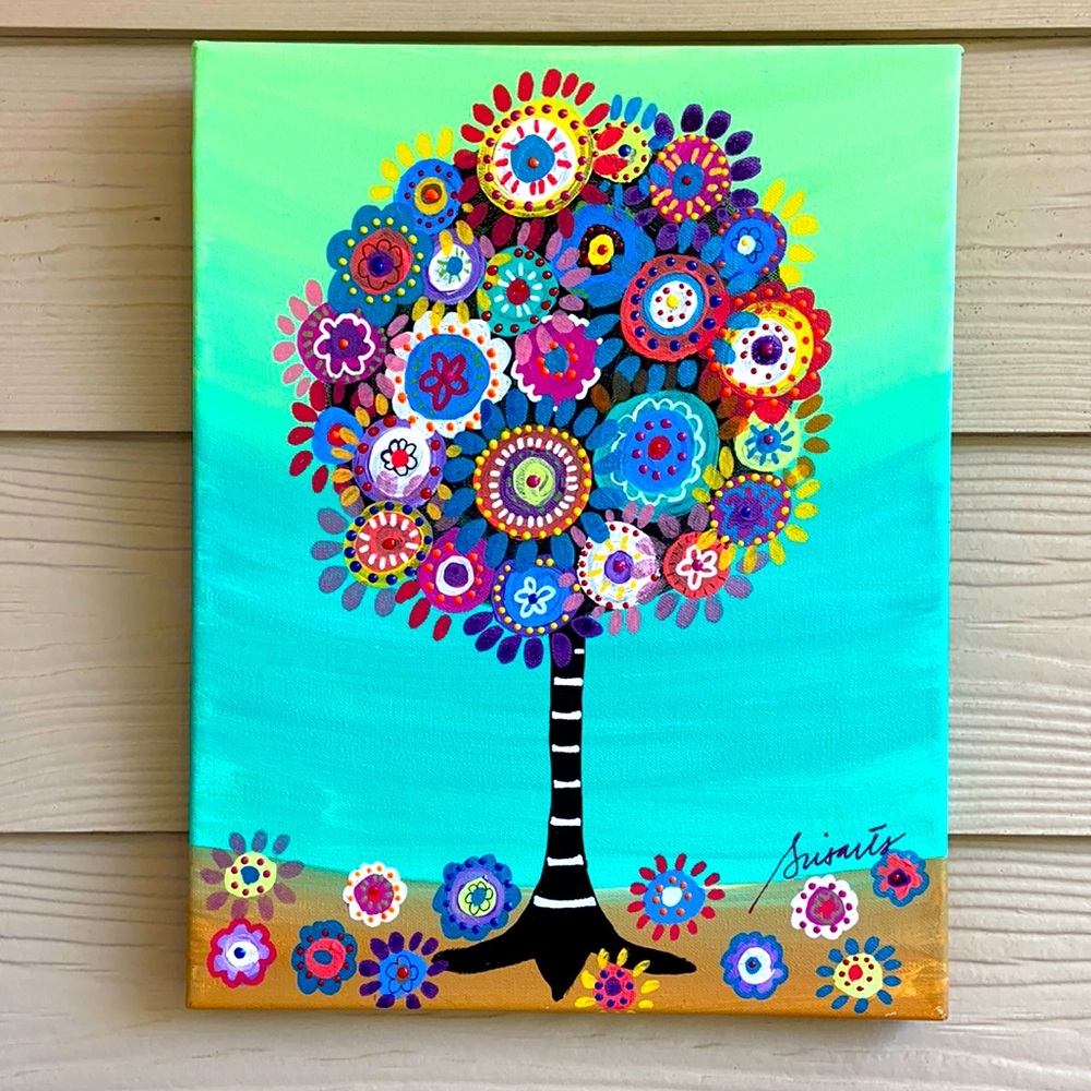 Whimsical Tree of Life by Prisarts